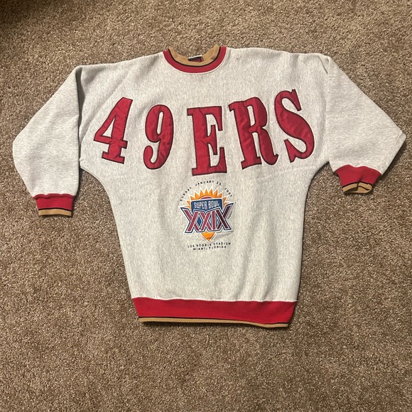 Vintage 1995 San Francisco 49ers Super Bowl XXIX Crewneck size L - Picture 1 of 3